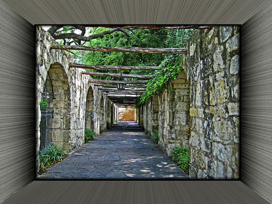 Alamo Walkway 2 by Richard Risely Alamo Walkway 2 by Richard Risely