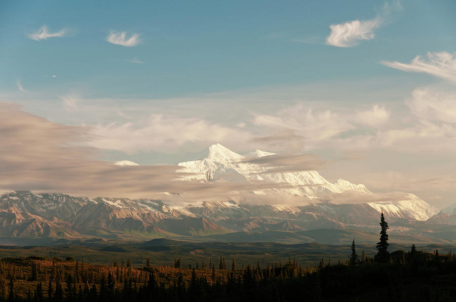 Alaska Range With Mt Foraker #1 Photograph by John Elk