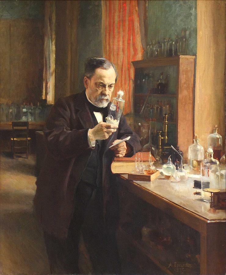 Albert Edelfelt - Louis Pasteur - 1885 Painting