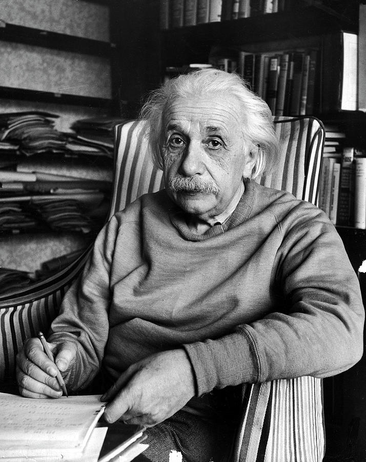 Albert Einstein Photograph - Albert Einstein #1 by Alfred Eisenstaedt
