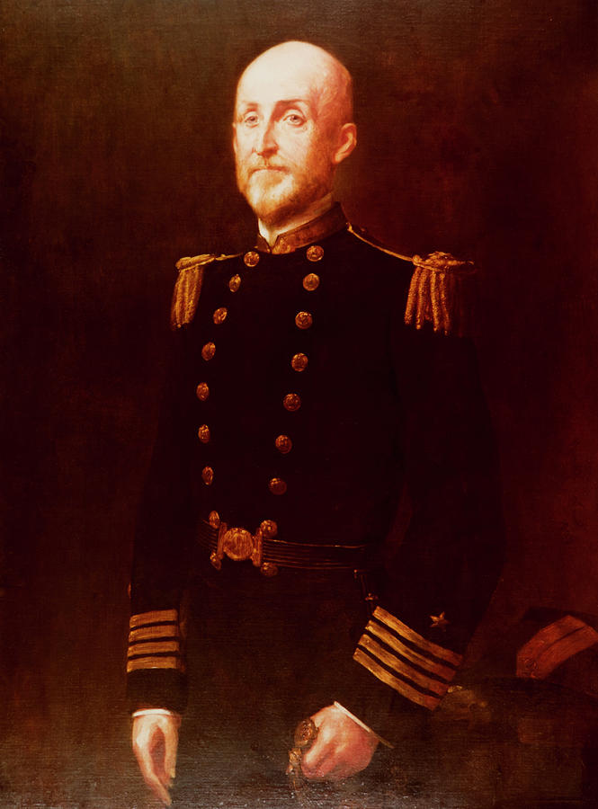 Alfred Thayer Mahan, Usn Officer Photograph By Science Source - Fine 