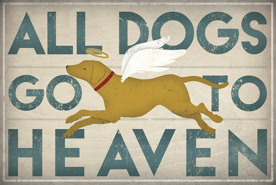 All Dogs Go To Heaven IIi Painting by Ryan Fowler - Fine Art America