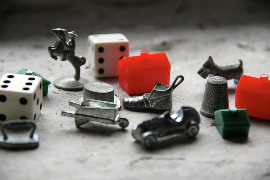 Dice Photograph - All The Pieces #1 by Keith Rousseau