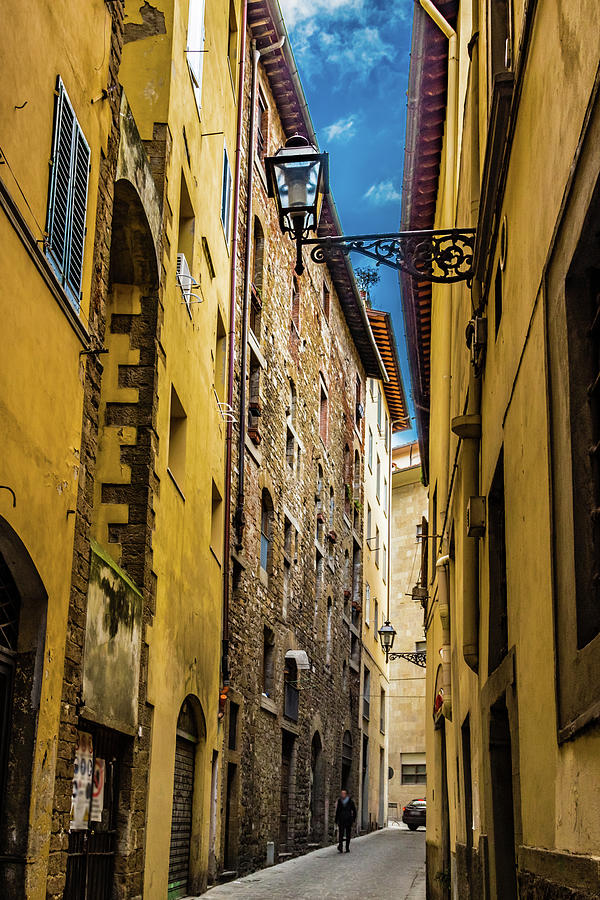 alley in Florence #1 Photograph by Vivida Photo PC