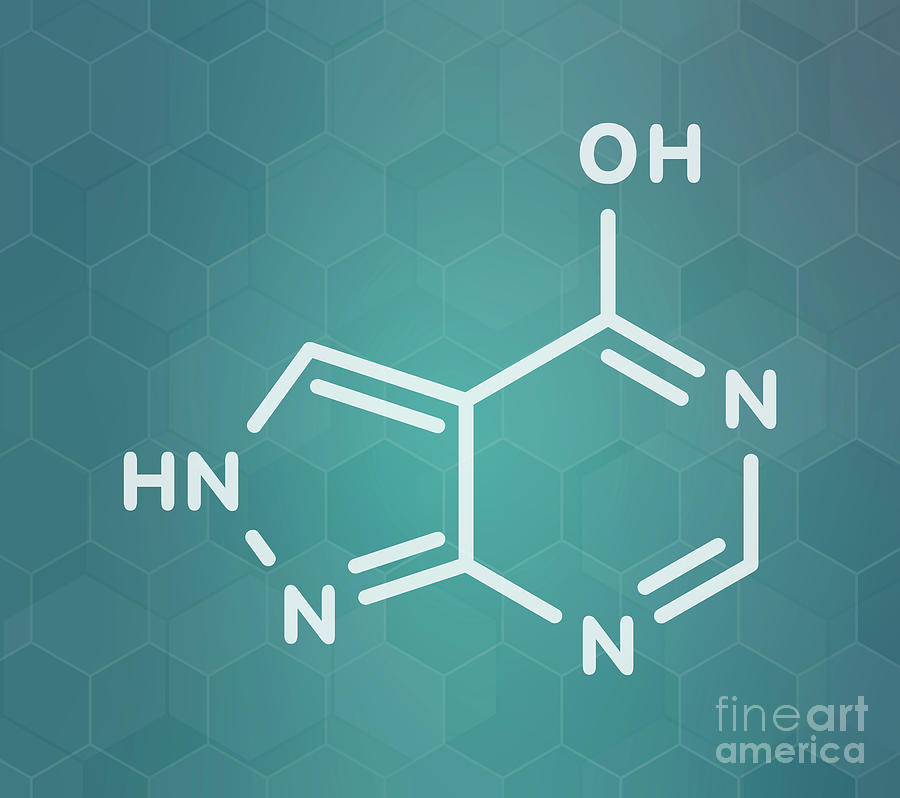 Allopurinol Gout Drug #1 Photograph by Molekuul/science Photo Library ...