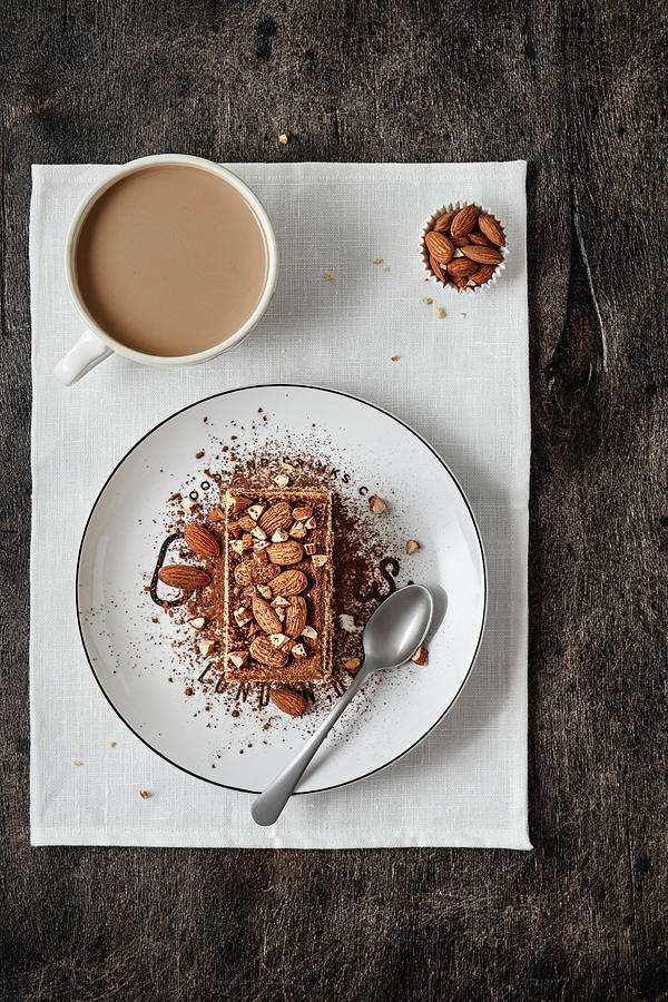 Almond Layered Cake #1 Photograph by Julie Taras