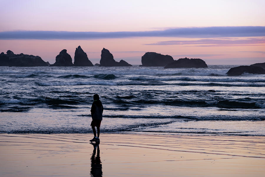 Alone With Bandon #1 Photograph by Steven Clark
