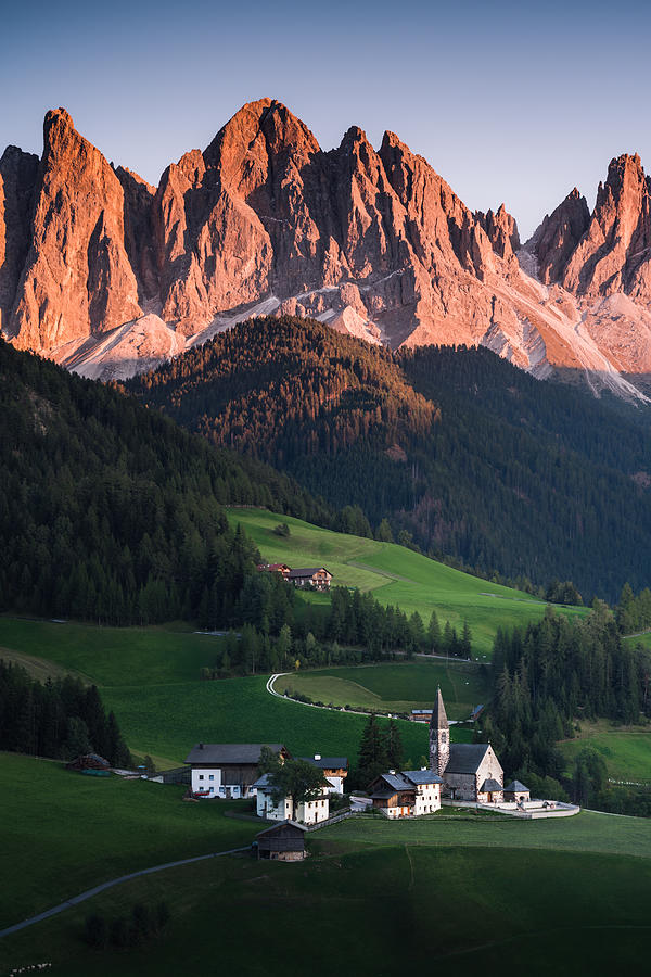 Mountain Photograph - Alpenglow #1 by Arthur Curmi