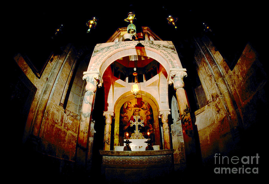 Altar At The Chapel Of Saint Helena Photograph
