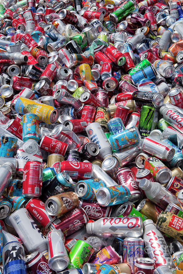 Aluminum Cans for Recycling #1 Photograph by Anthony Totah