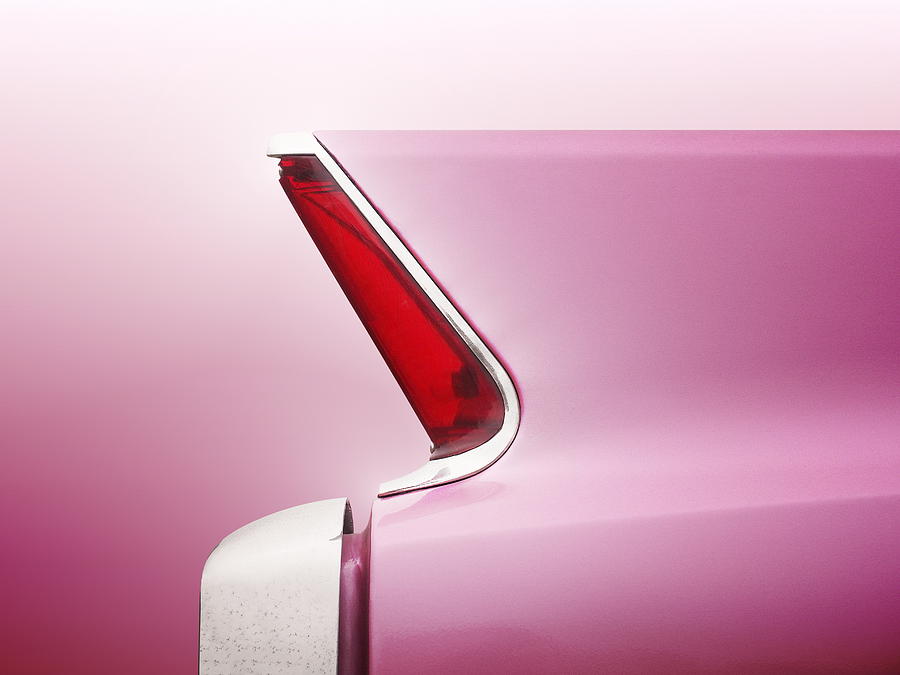 Abstract Photograph - American Classic Car Deville 1963 Tail Fin Abstract #1 by Beate Gube