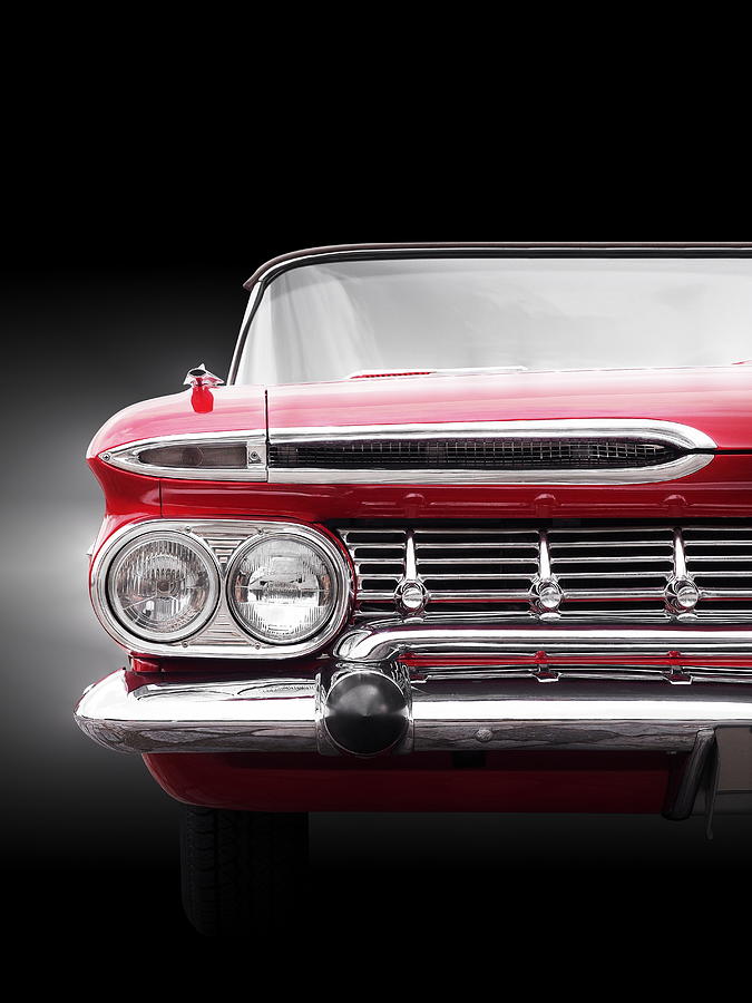 Still Life Photograph - American Classic Car Impala 1959 Convertible #1 by Beate Gube