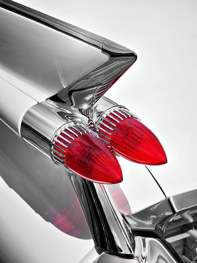Abstract Photograph - American Classic Car Sedan Deville 1959 Tail Fin Abstract #1 by Beate Gube