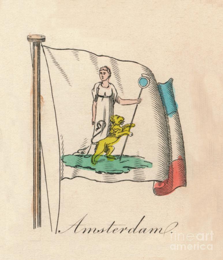 Amsterdam, 1838 #1 Drawing by Print Collector