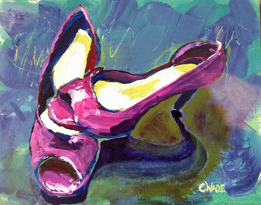 Amy's Shoes Painting by Carol Wade - Fine Art America