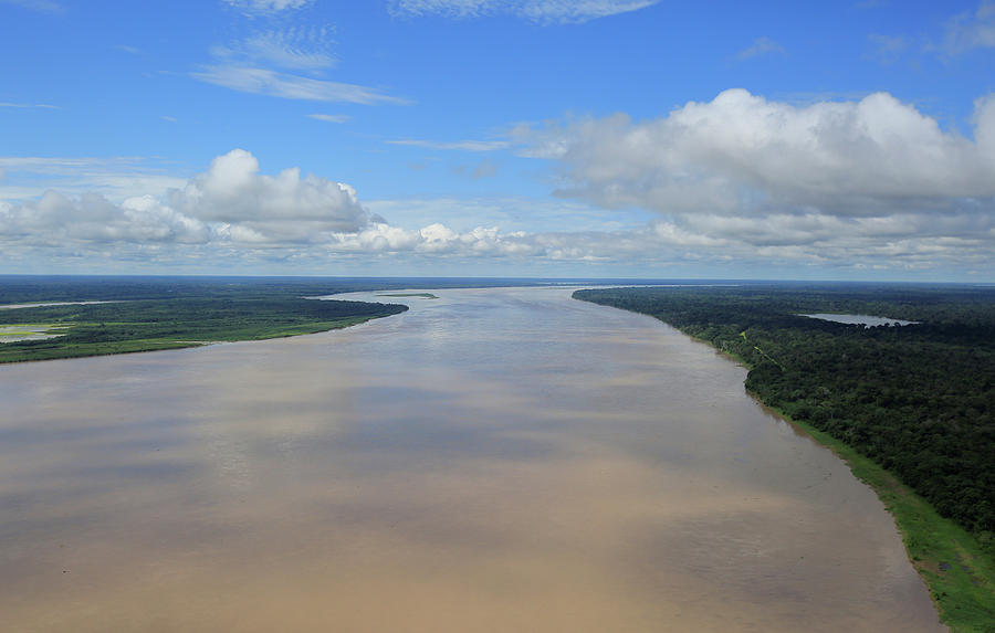 An Aerial View of the Amazon River Photograph by Jaime Saldarriaga - Pixels