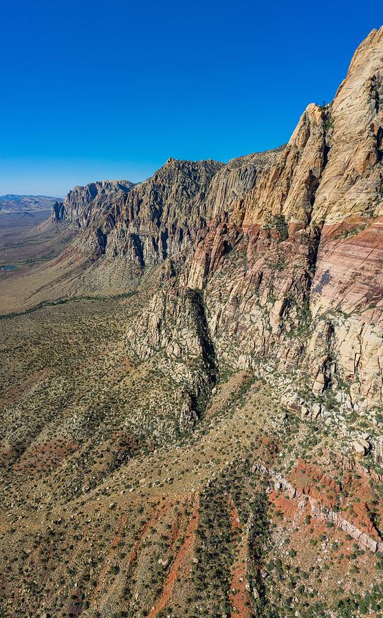 Mountain Photograph - An Aerial View Shows A Rugged Mountain #1 by Ethan Daniels