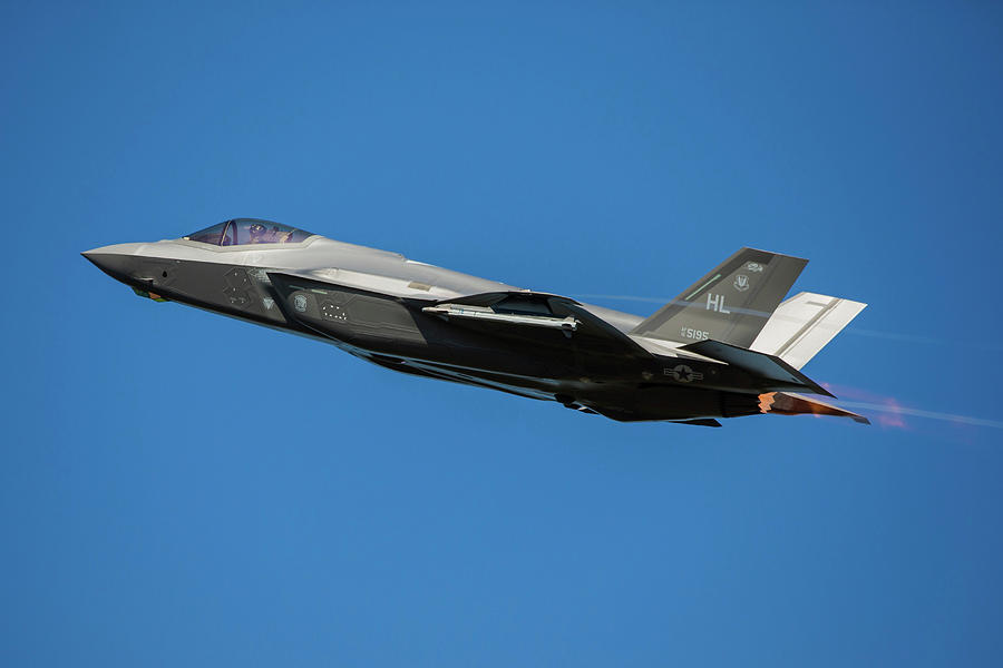 An F-35a Of The 388th Fighter Wing #1 Photograph by Timm Ziegenthaler