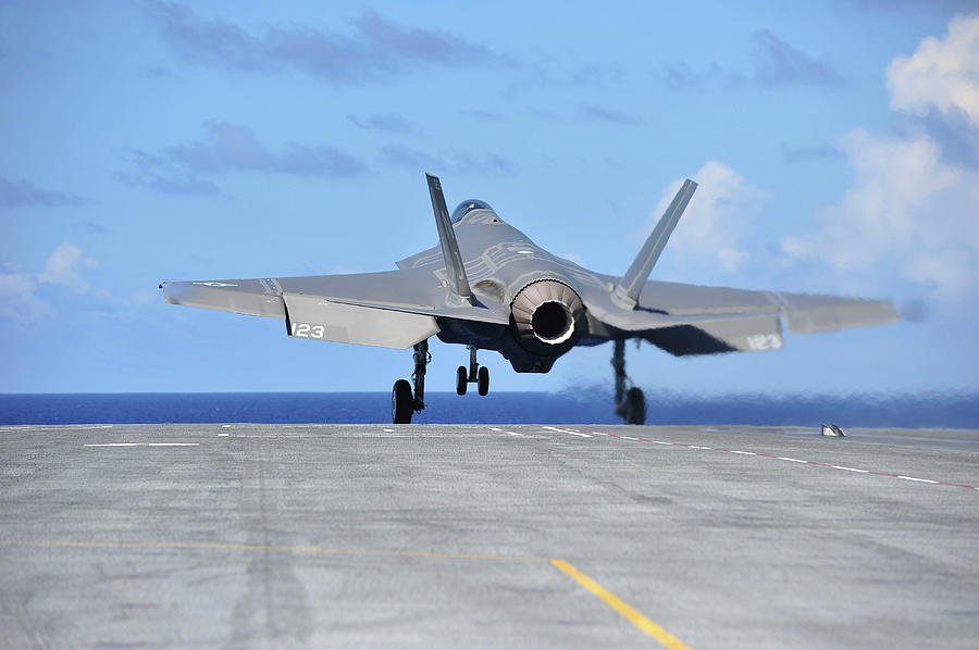 An F-35c Lightning II Launches Photograph by Stocktrek Images | Fine ...