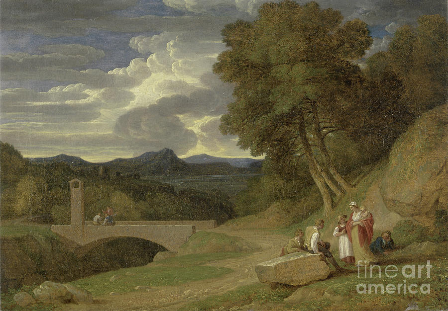 An Italianate Landscape Painting by John White Abbott