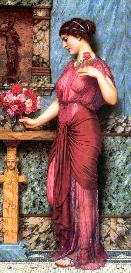 An Offering to Venus Painting by John William Godward | Fine Art America