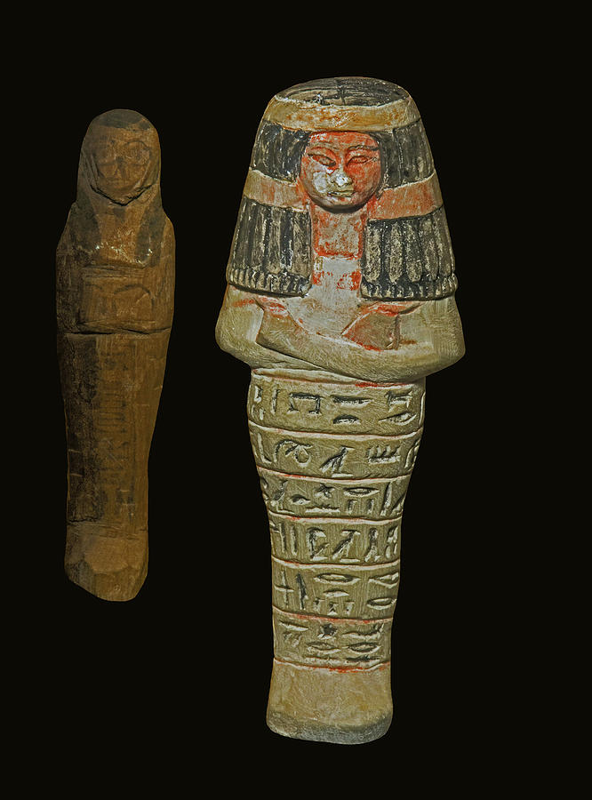 Ancient Egyptian Shabti Figurines #1 Photograph by Millard H. Sharp