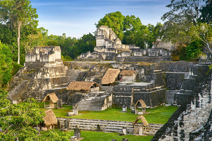 Mayan Photograph - Ancient Maya Ruins, Tikal National #1 by Jan Wlodarczyk