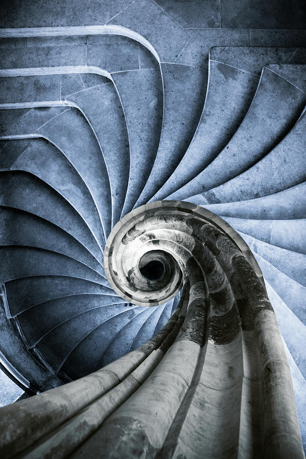 Ancient Spiral Staircase #1 Photograph by Philartphace