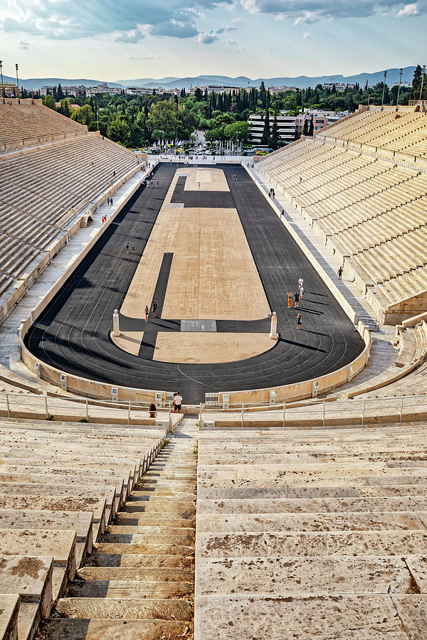 Ancient Stadium, Athens, Greece #1 Digital Art by Claudia Uripos