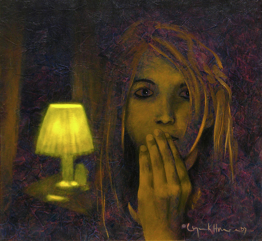 And Then The Phone Rang #1 Painting by Lynn Hansen