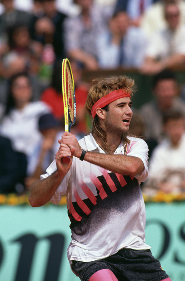 Andre Agassi #1 Photograph by Bob Martin