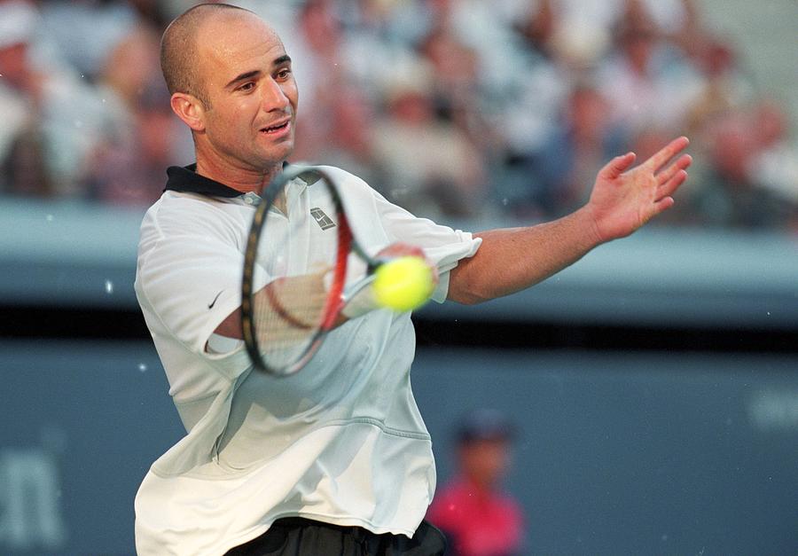 Andre Agassi #1 Photograph by Clive Brunskill