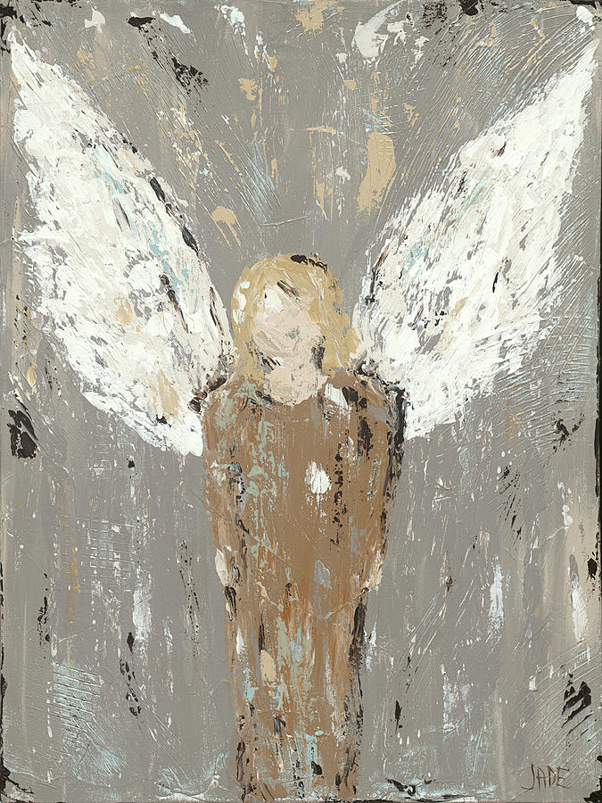 Inspirational Painting - Angel Guardian #1 by Jade Reynolds
