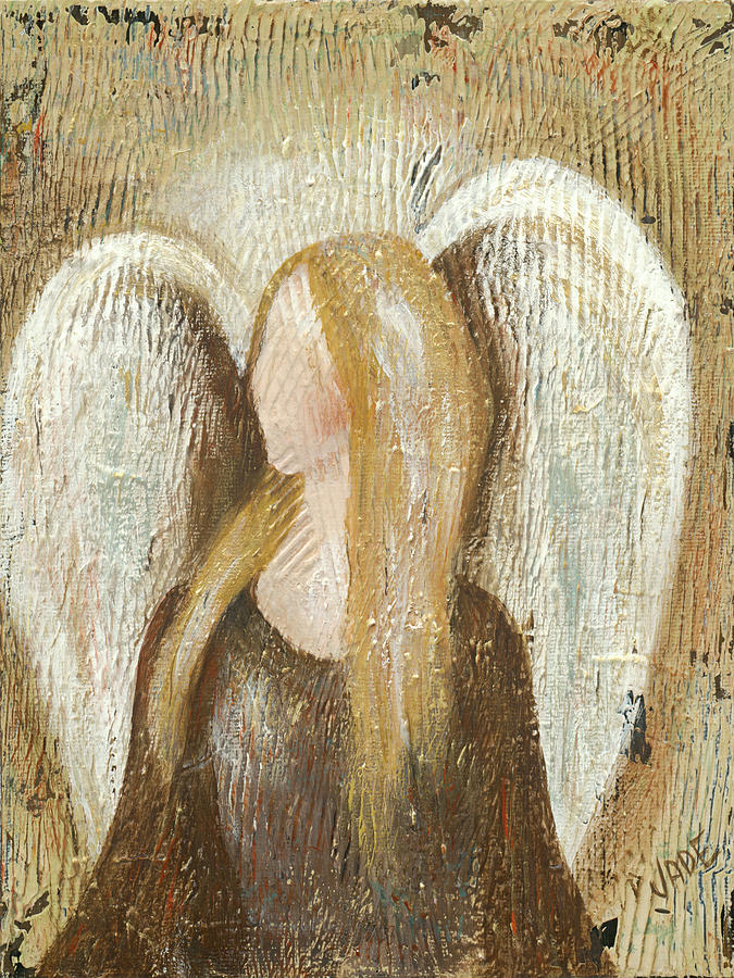 Inspirational Painting - Angel #1 by Jade Reynolds