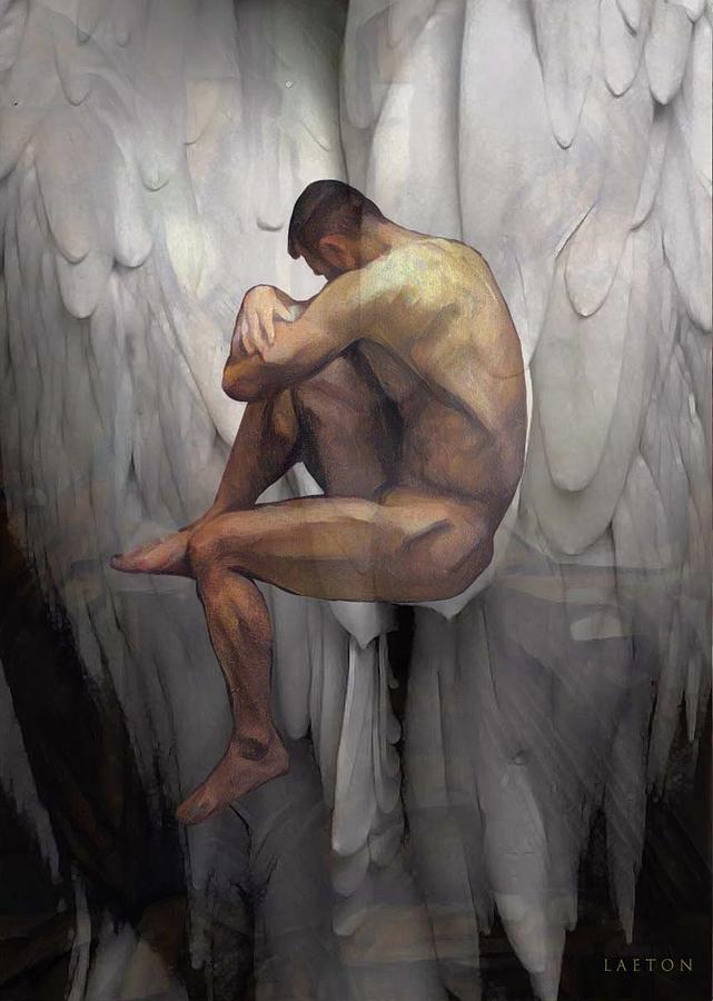 Angel Wings #1 Digital Art by Richard Laeton