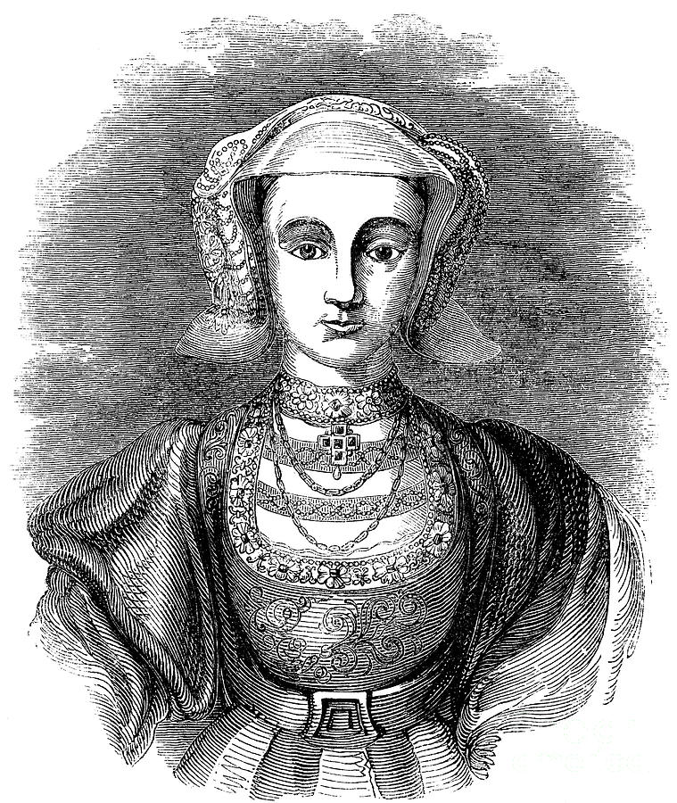 Anne Of Cleves 1515-1557, Fourth Wife #1 Drawing by Print Collector