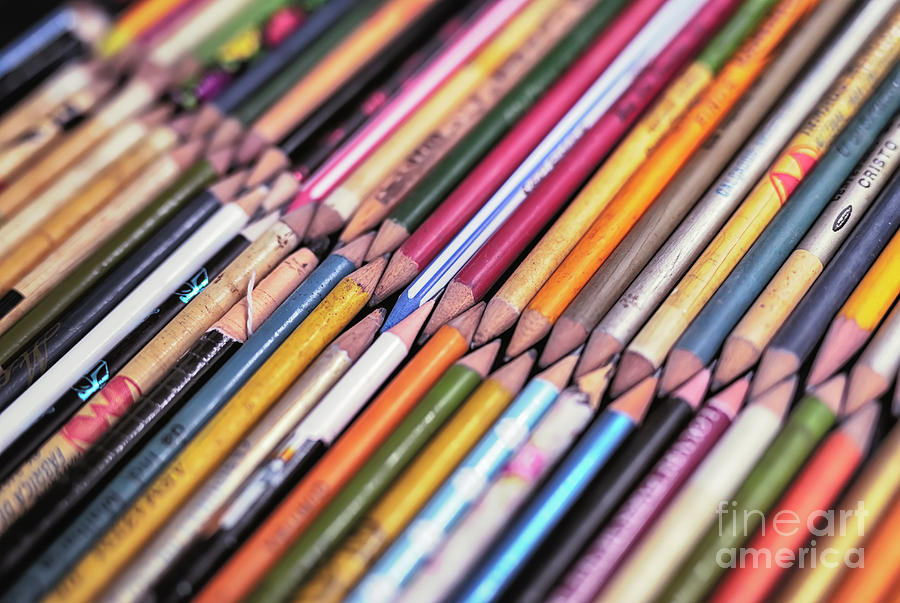 Antique Colouring Pencils #1 Photograph by Ktsdesign/science Photo Library