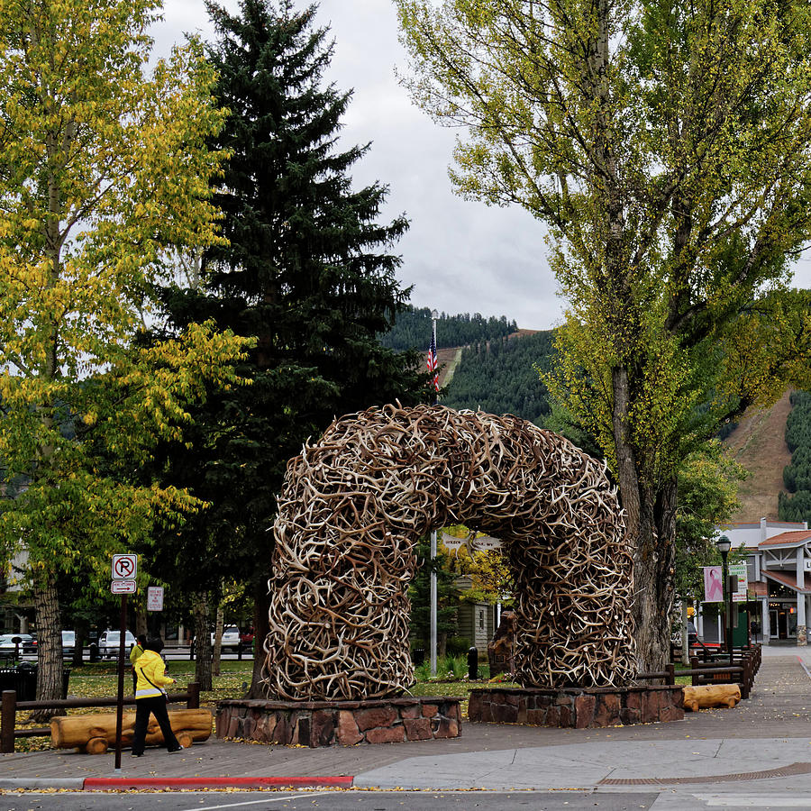 Antler Arch Jackson Hole Photograph by Shirley Mitchell