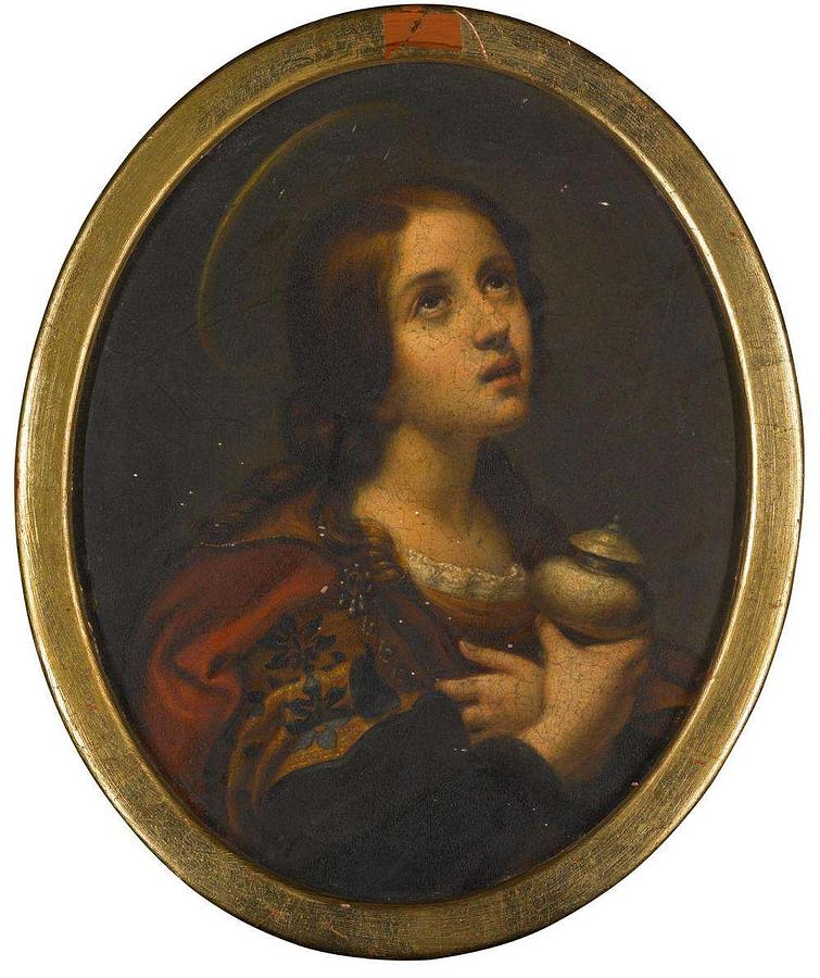 ANTOINE-SEBASTIEN FALARDEAU  Mary Magdalen #1 Painting by Antoine-sebastien Falardeau