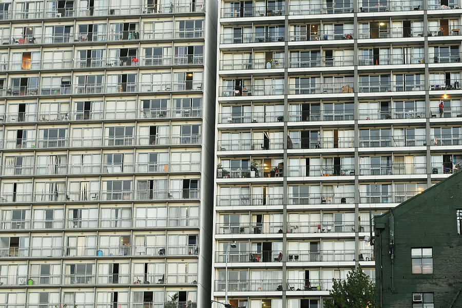 Apartment building wall Photograph by Daniel Poloha - Fine Art America