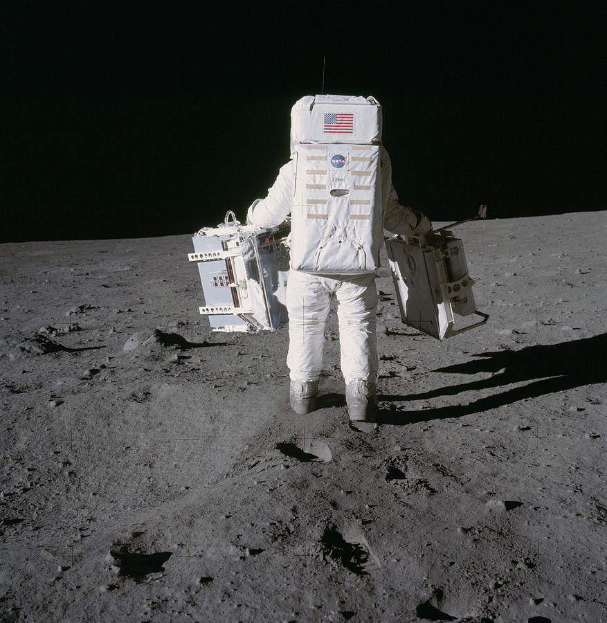Apollo 11, Buzz Aldrin Deploys #1 Photograph by Science Source