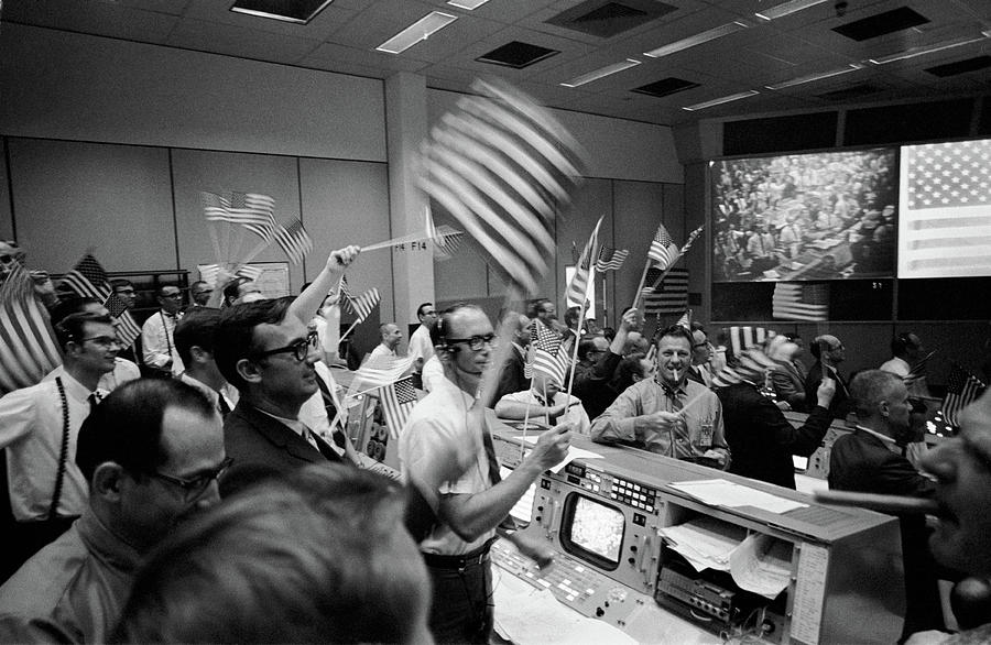 Apollo 11, Flight Controllers #2 Photograph by Science Source