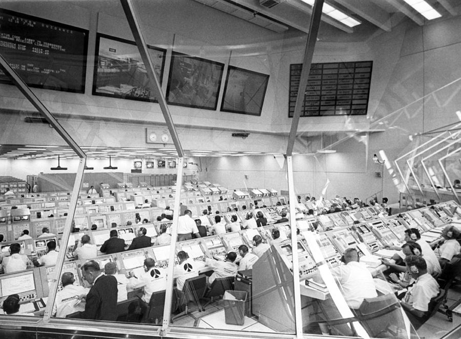 1969 Photograph - Apollo 11, Launch Control Center, 1969 #1 by Science Source