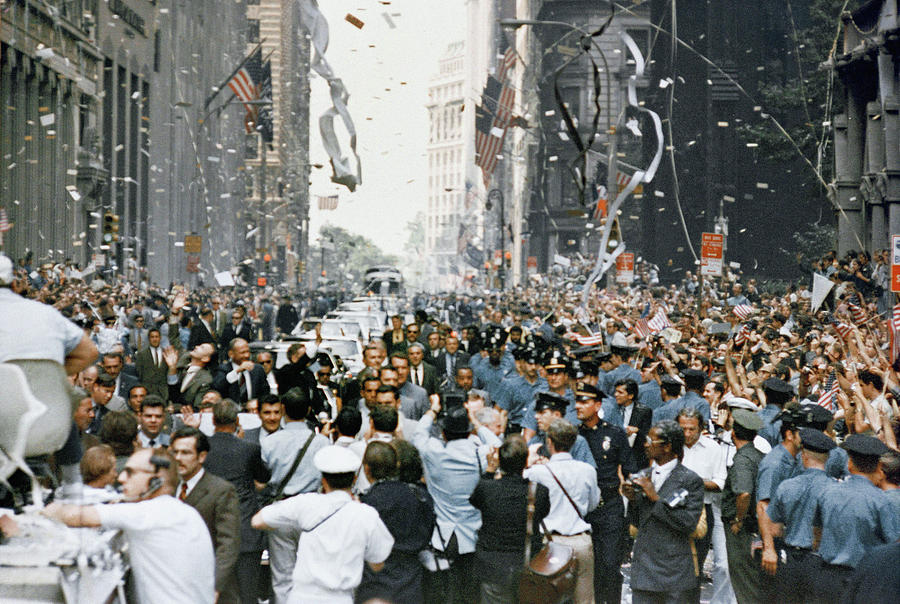 Apollo 11: Parade, 1969 #1 Photograph by Granger
