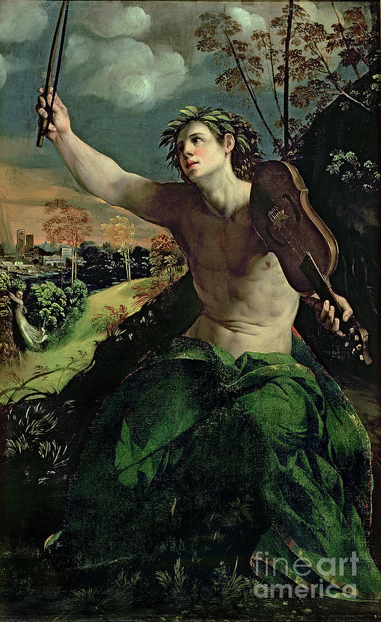 Apollo And Daphne Painting by Dosso Dossi - Fine Art America