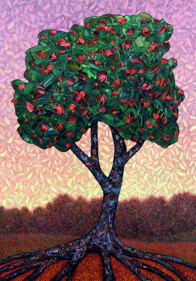 Tree Mixed Media - Apple Tree #1 by James W. Johnson