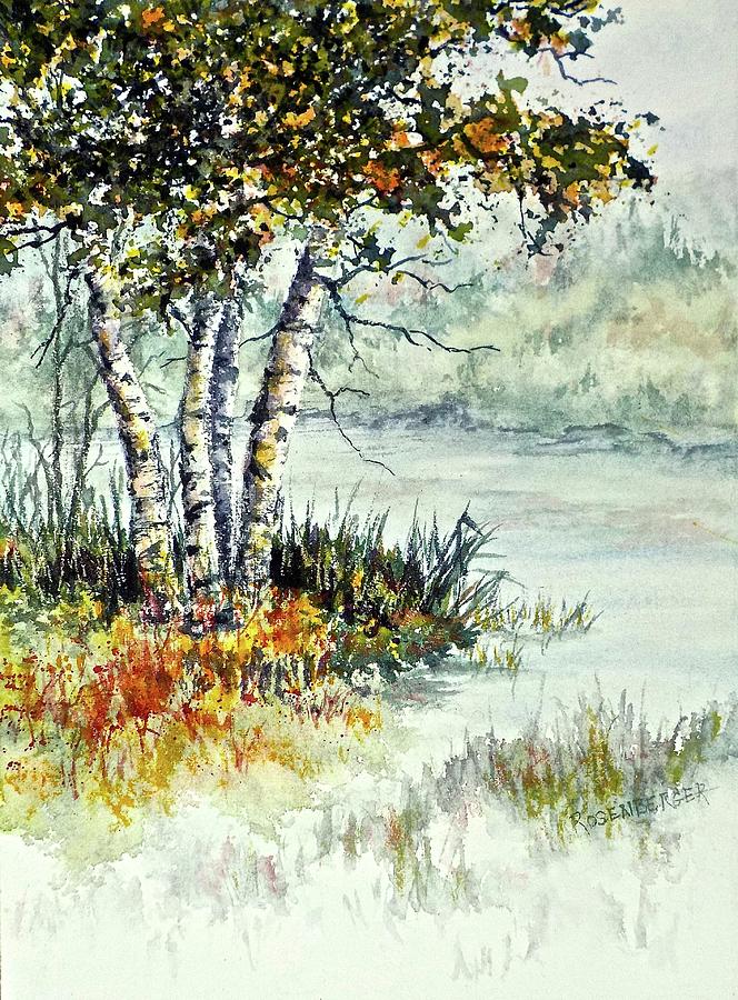Nature Painting - Approaching Autumn #1 by Carolyn Rosenberger