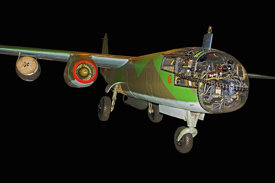 Vintage Photograph - Arado Ar234b Blitz Jet Bomber, German #1 by Millard H. Sharp
