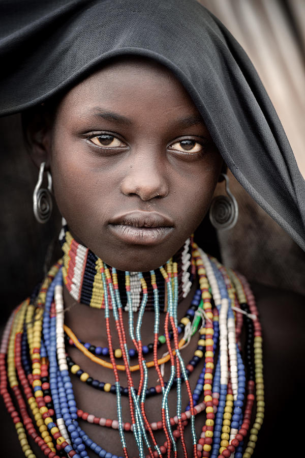 Arbore Tribes Girl Photograph by Trevor Cole - Fine Art America