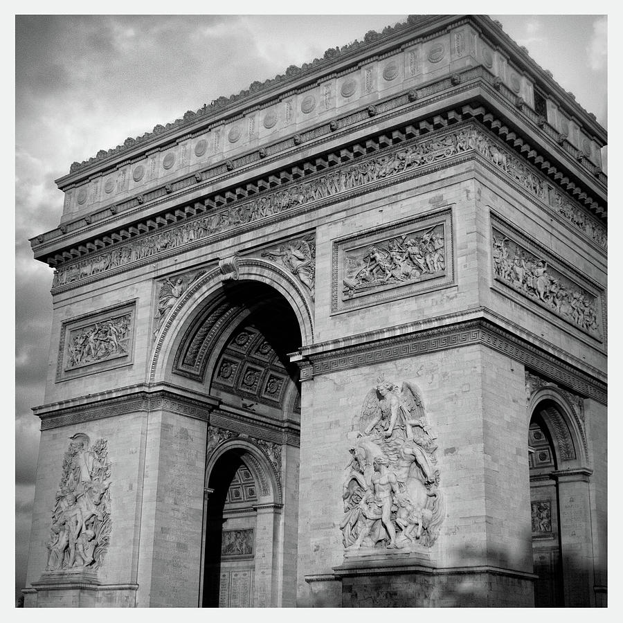 Paris Photograph - Arc De Triomphe #1 by Emily Navas